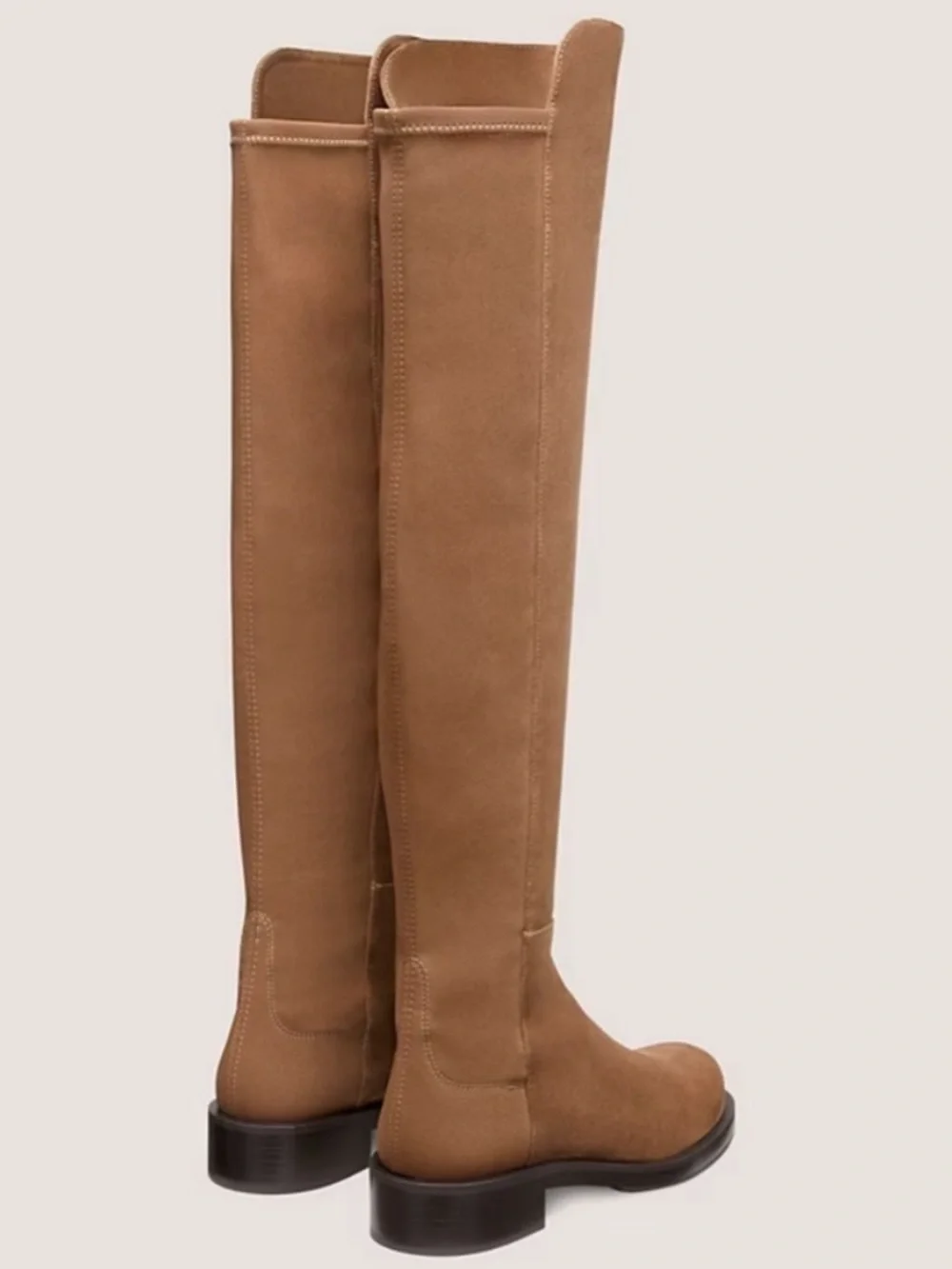 Stuart Weitzman 5050 Bold Over The Knee Boot Khaki Suede NWT 7.5